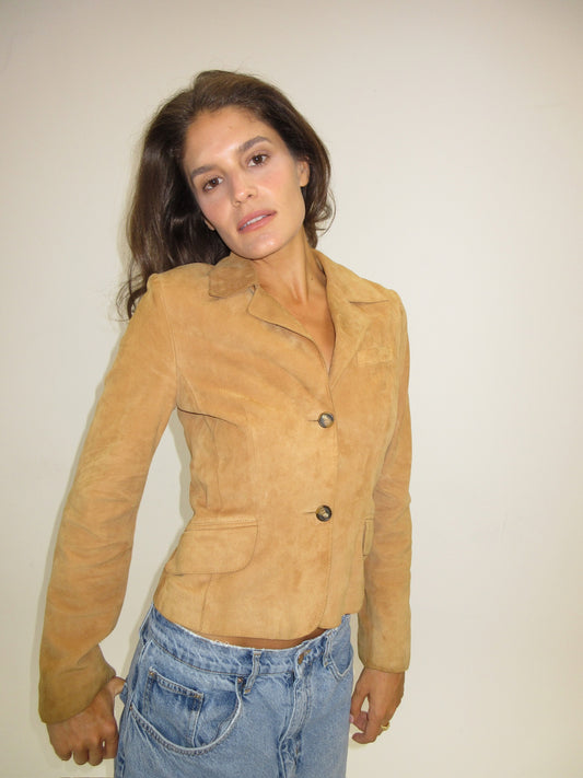 Vintage D&G suede jacket