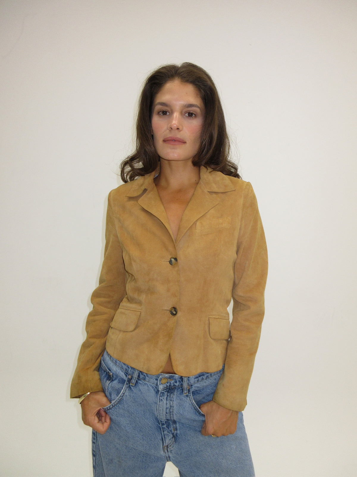 Vintage D&G suede jacket