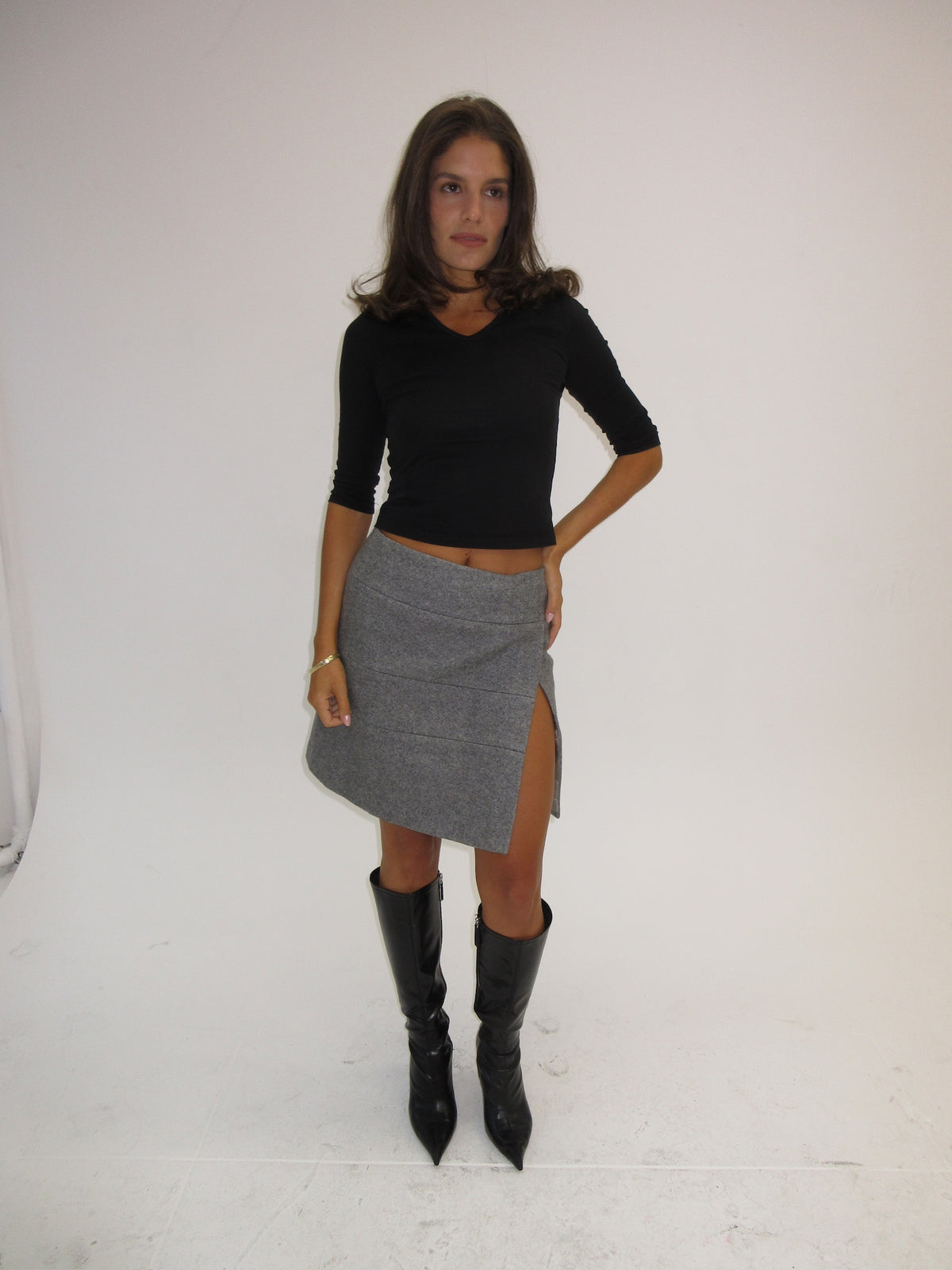1999 Miu Miu wool skirt