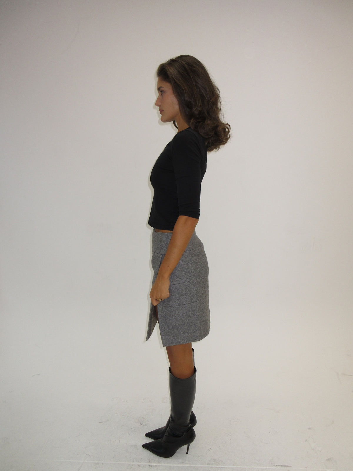 1999 Miu Miu wool skirt