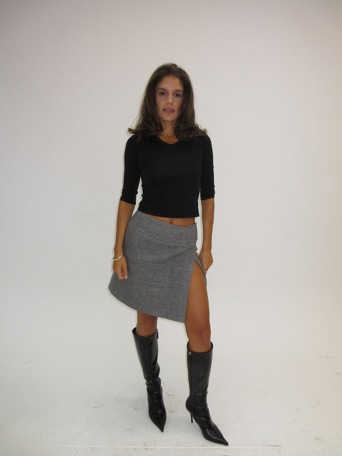1999 Miu Miu wool skirt