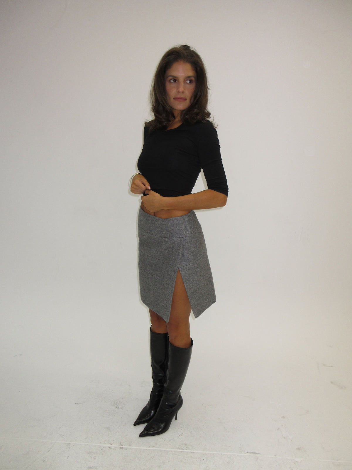 1999 Miu Miu wool skirt