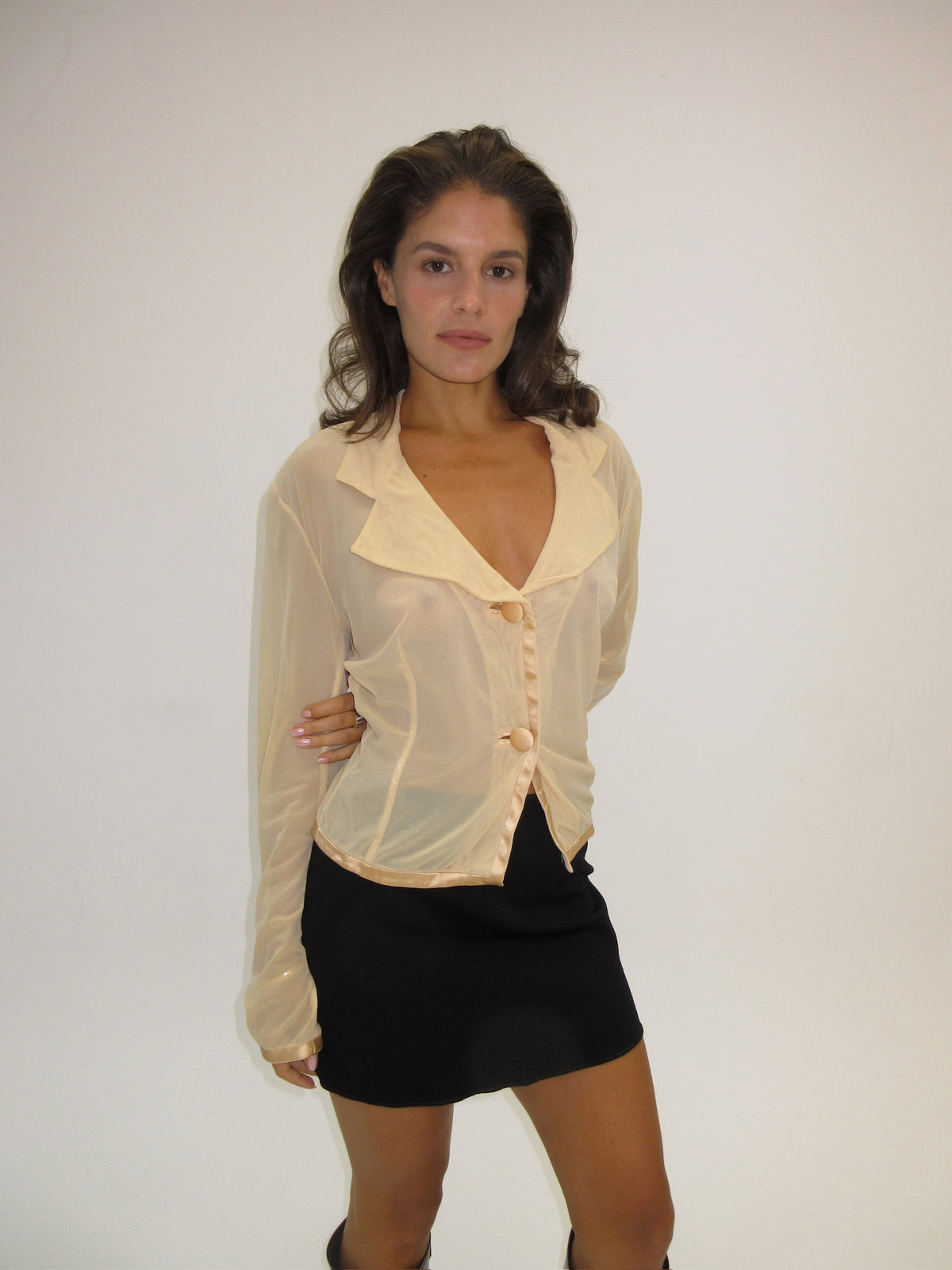 90s Miu Miu nylon skirt