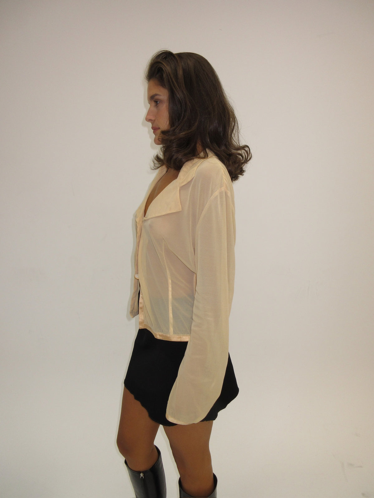 90s Miu Miu nylon skirt