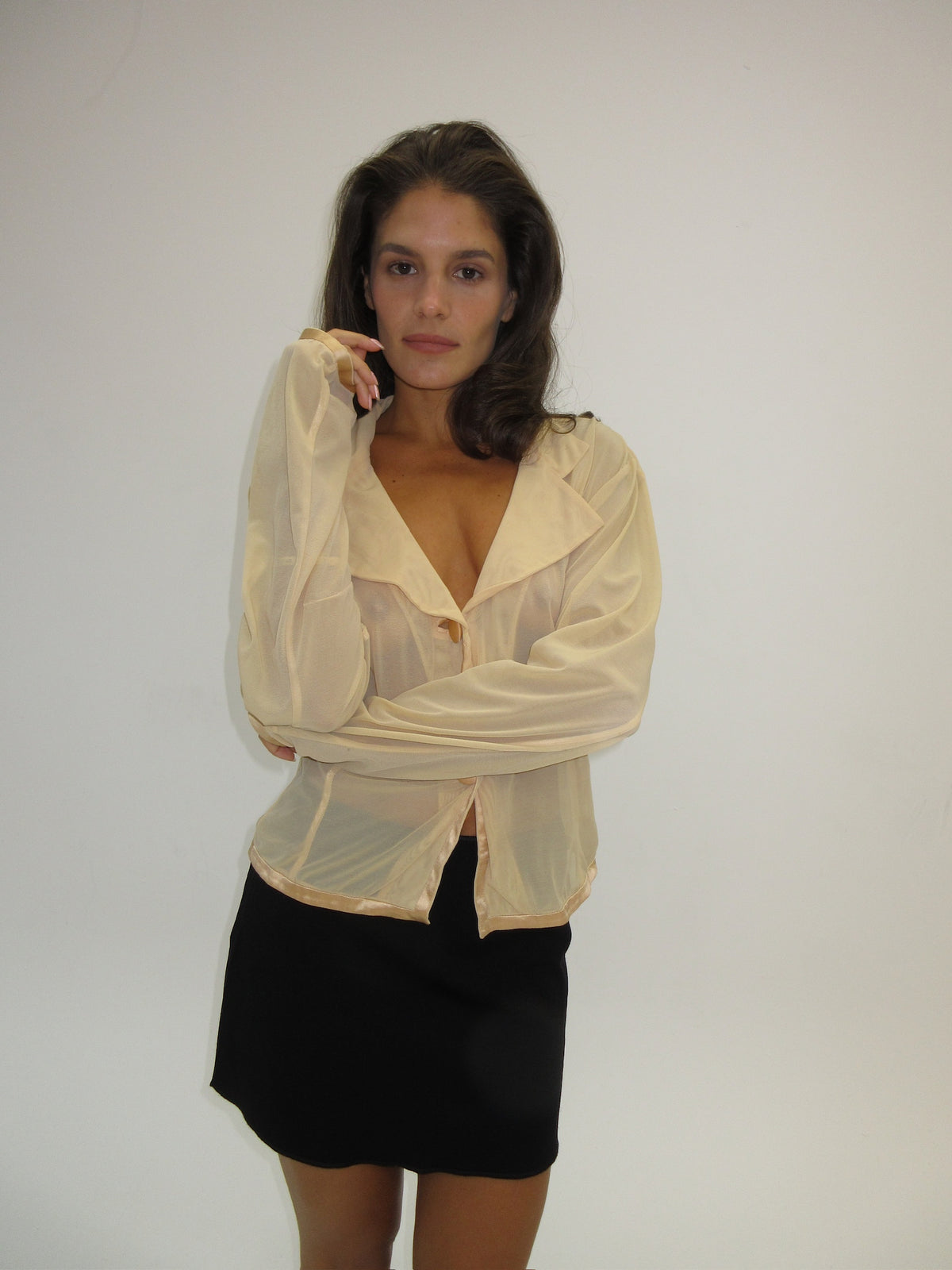 90s Miu Miu nylon skirt