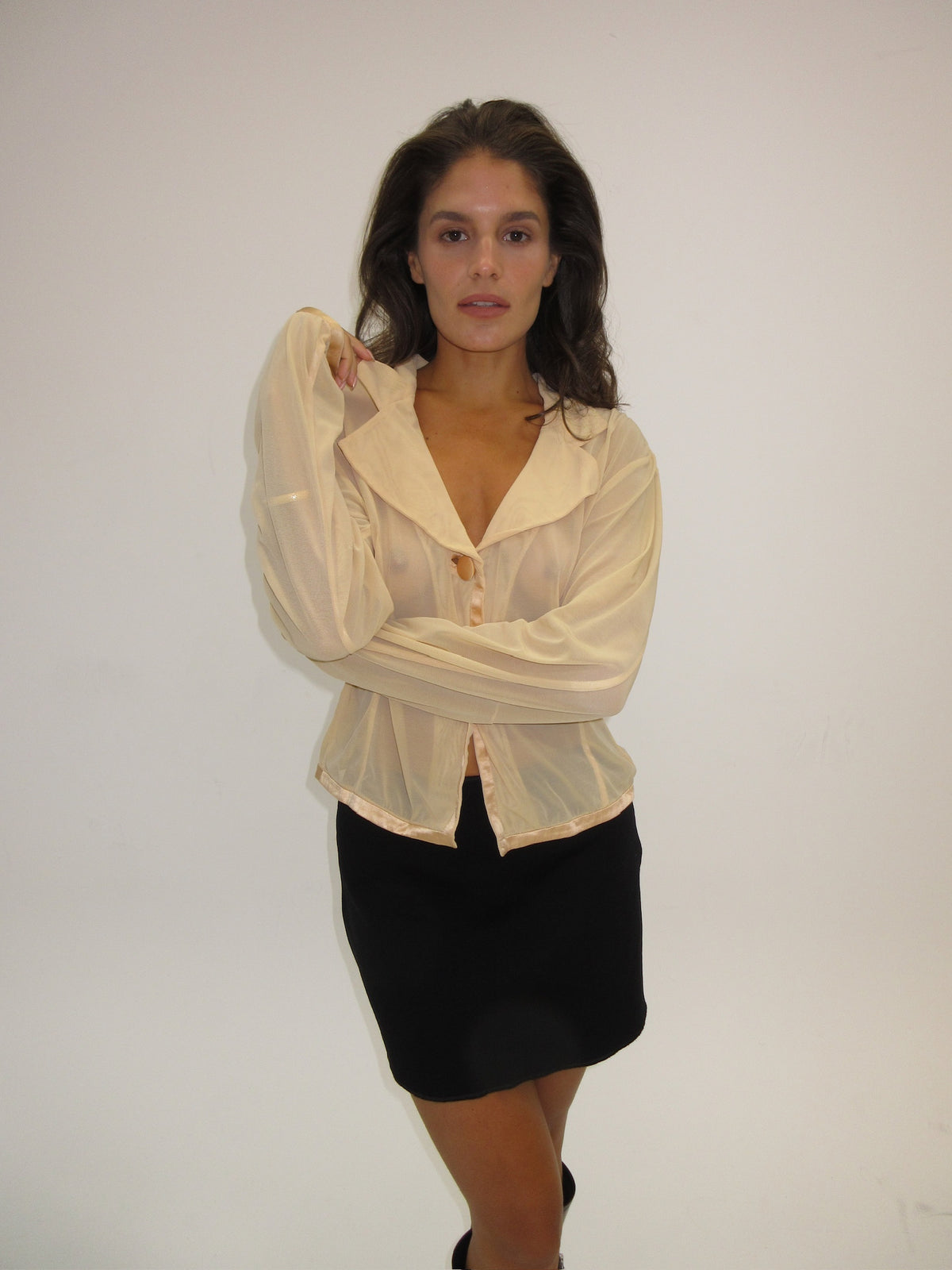 90s Miu Miu nylon skirt