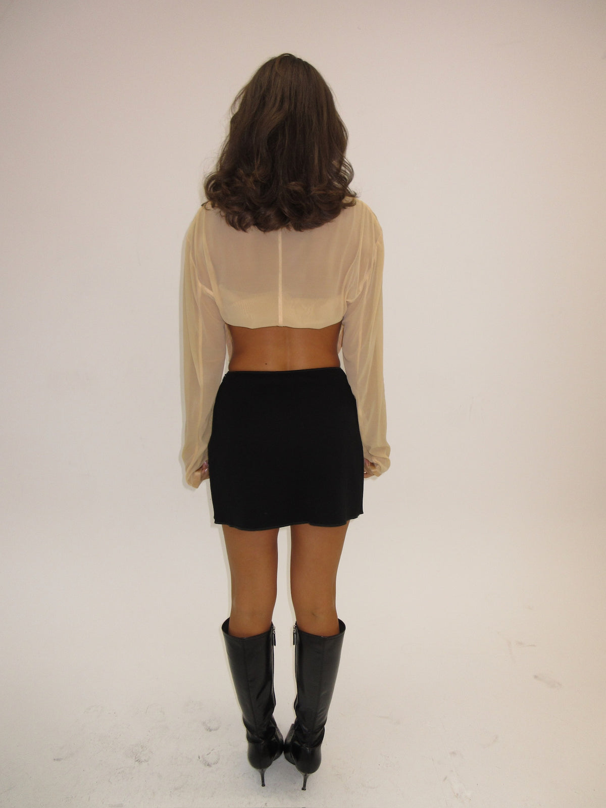 90s Miu Miu nylon skirt