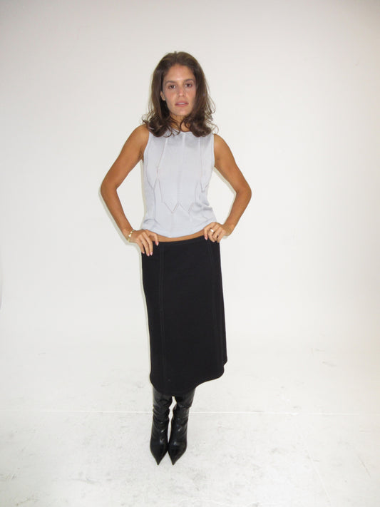 Vintage Alberta Ferretti wool skirt