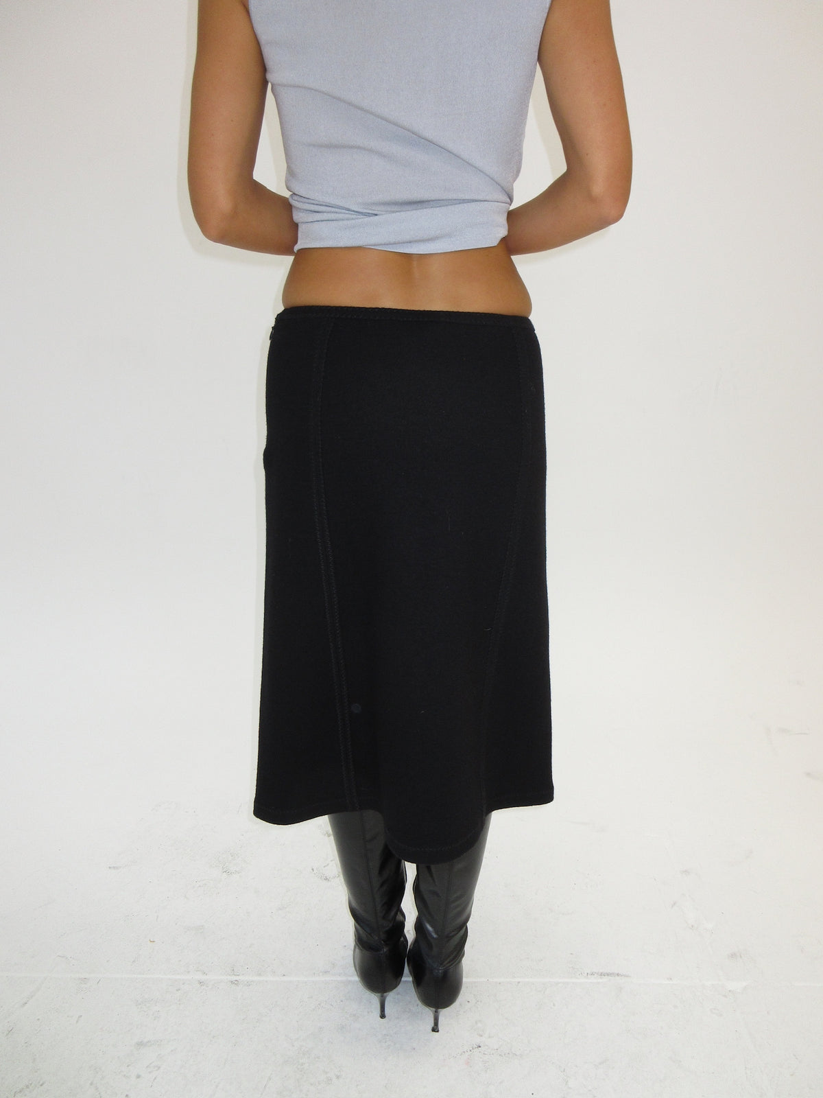 Vintage Alberta Ferretti wool skirt