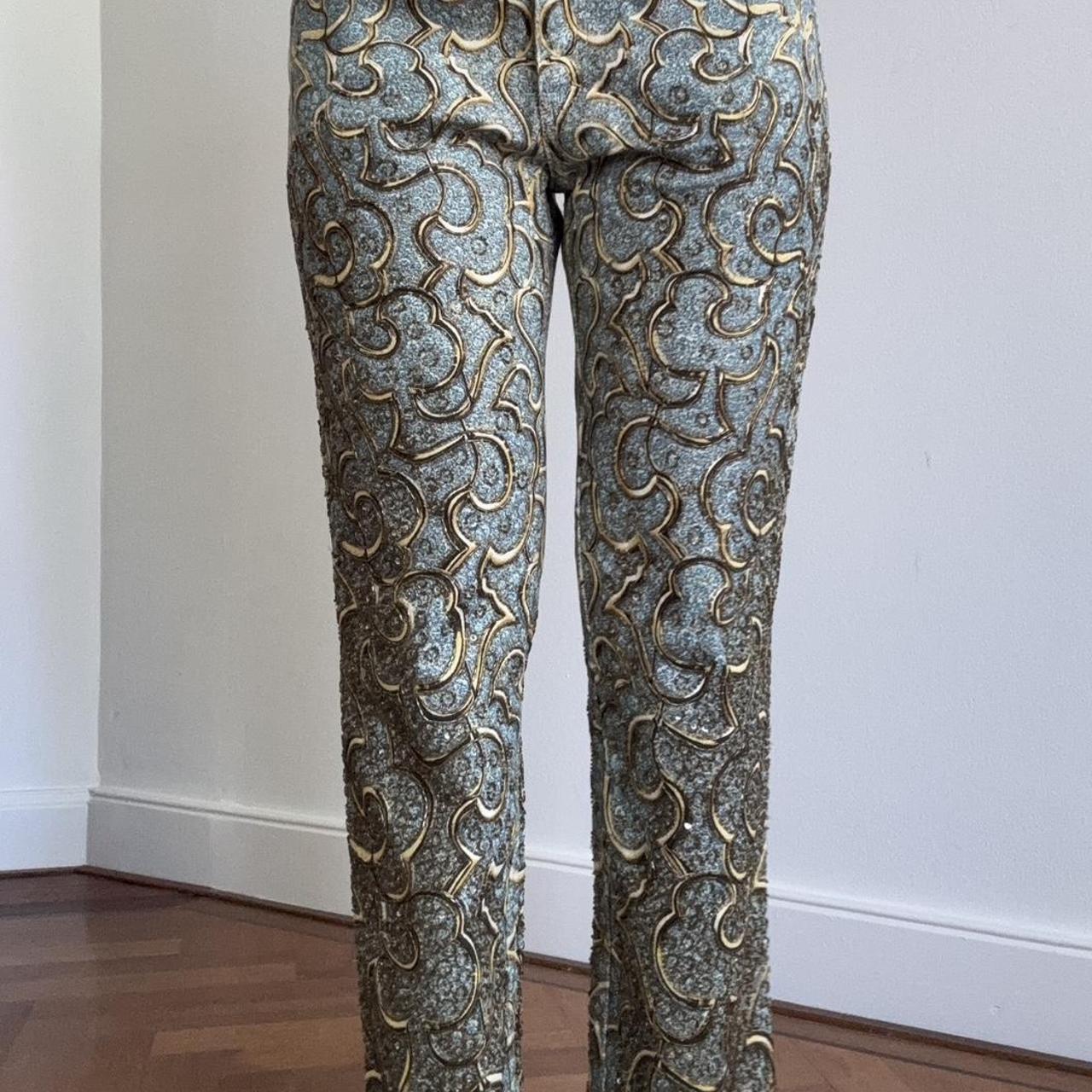 SS2000 Roberto Cavalli beaded pants