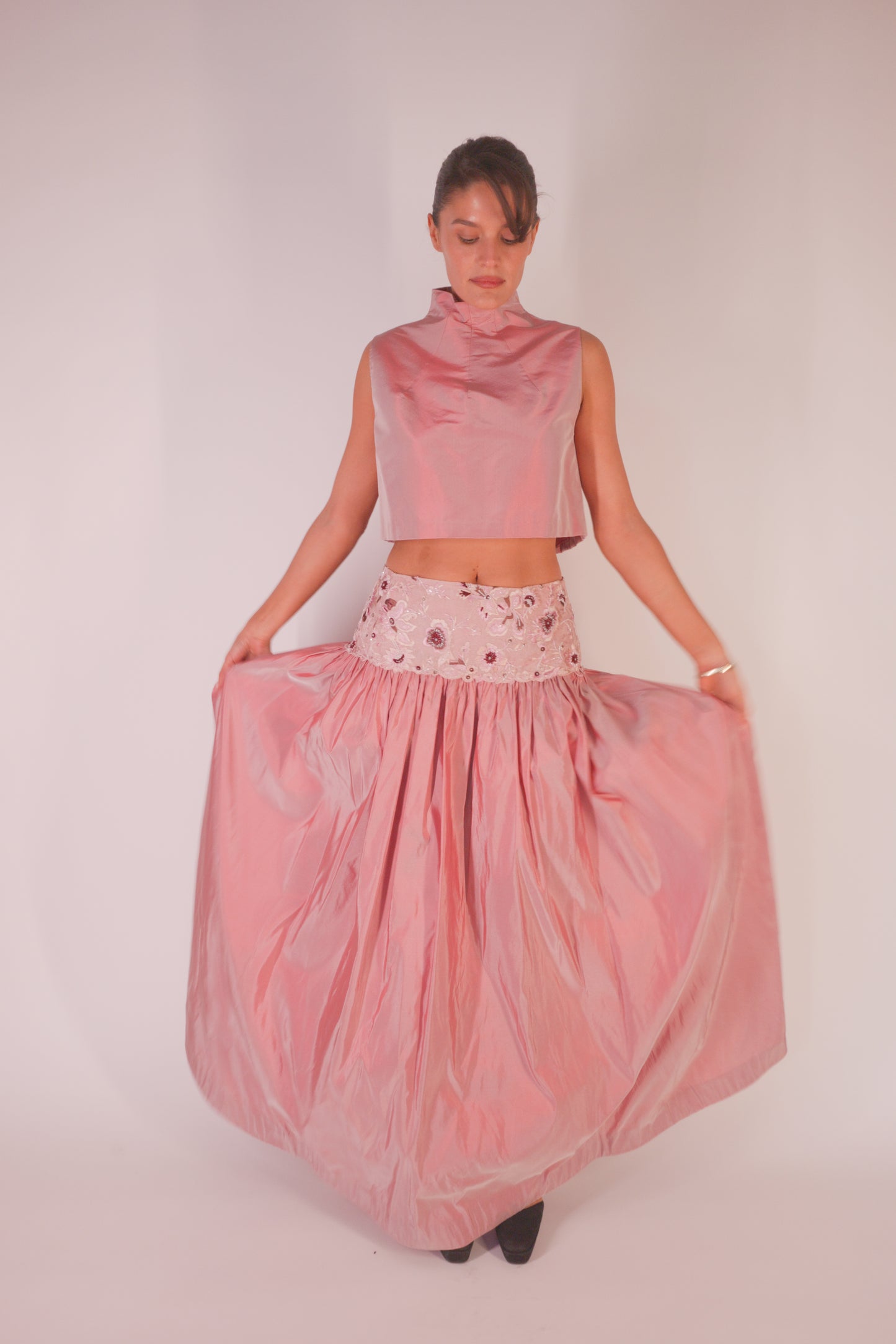 FW1999 Valentino silk gown