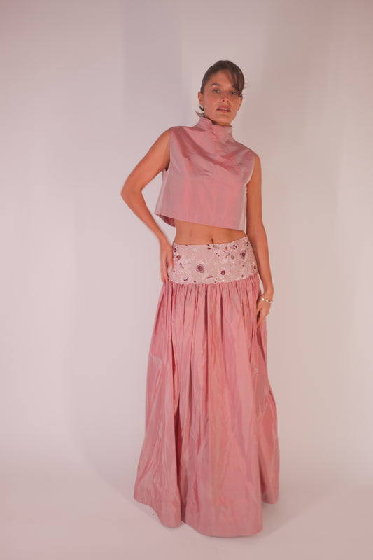 FW1999 Valentino silk gown