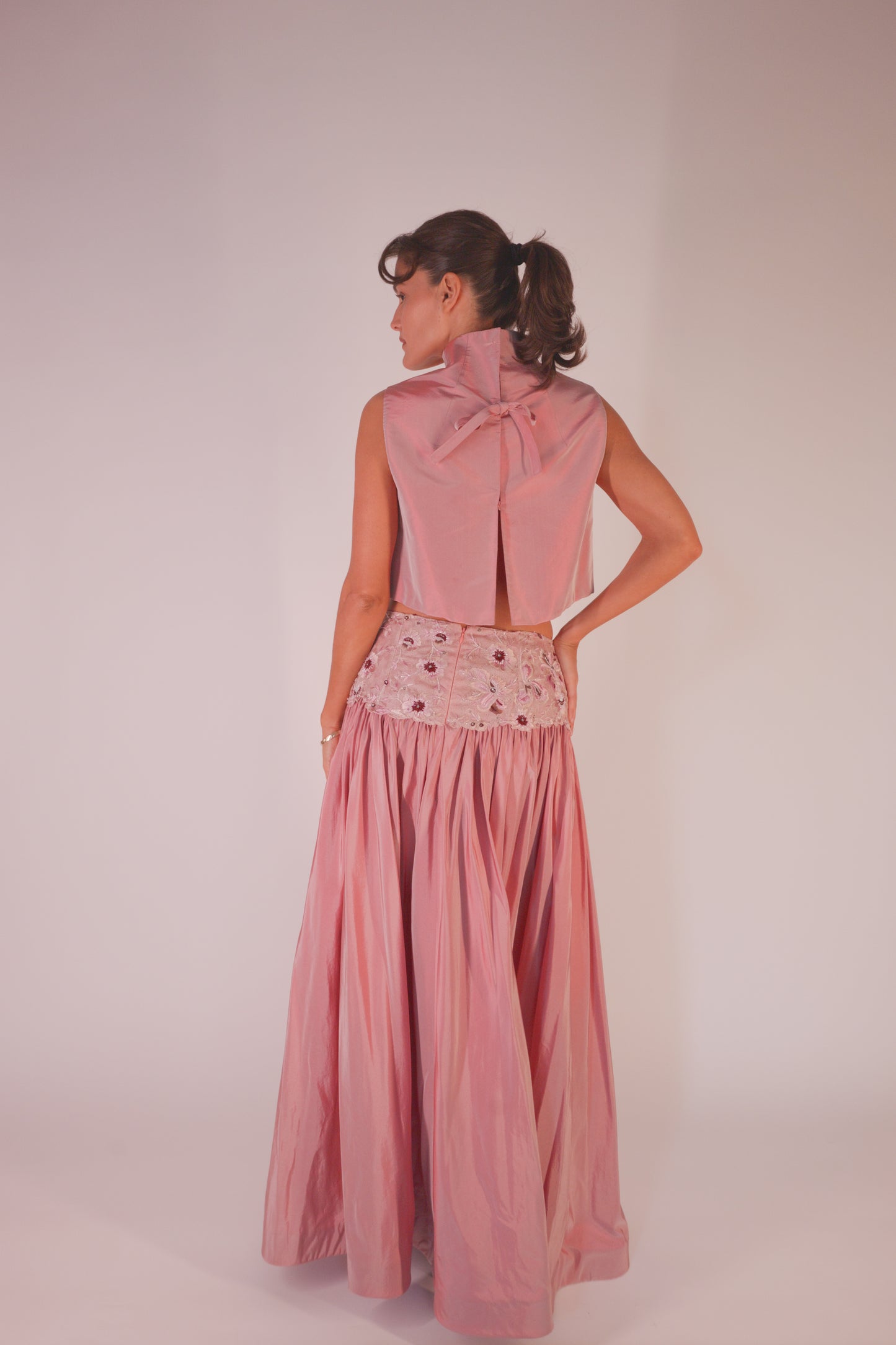 FW1999 Valentino silk gown