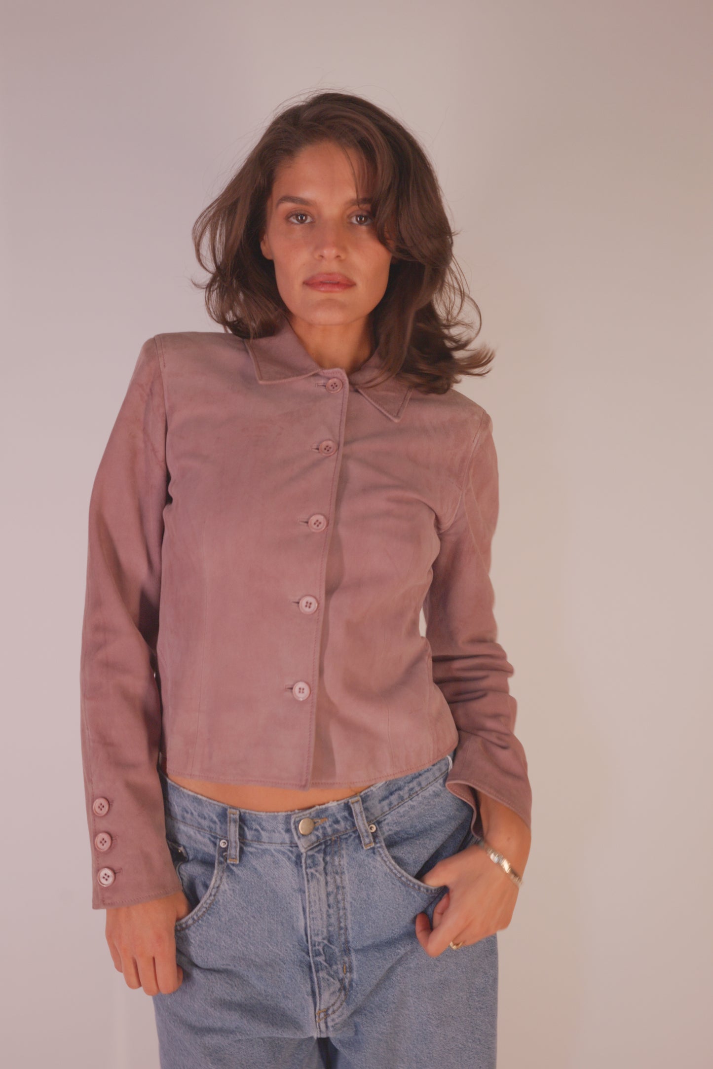 Valentino FW2000 purple Runway Jacket