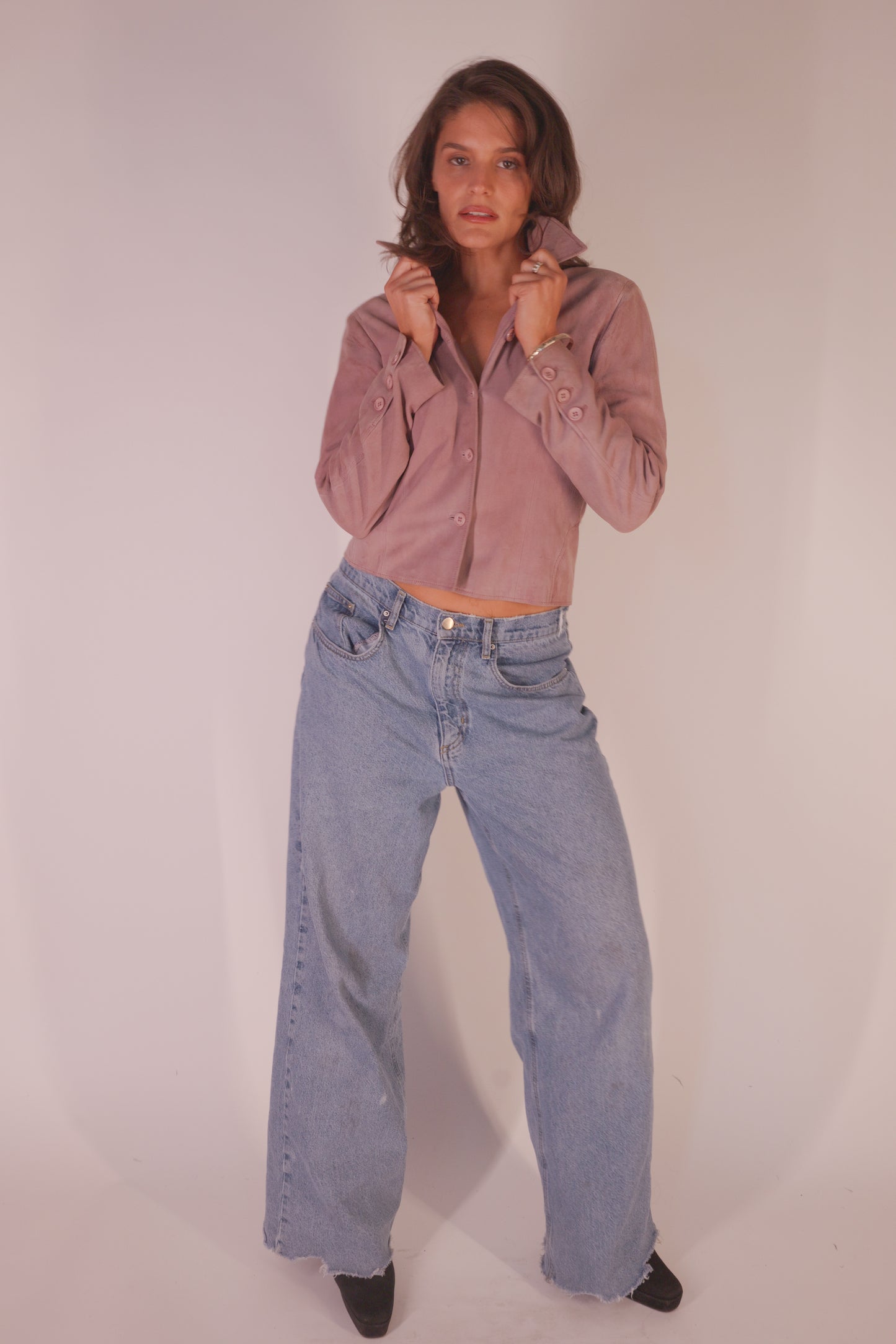 Valentino FW2000 purple Runway Jacket