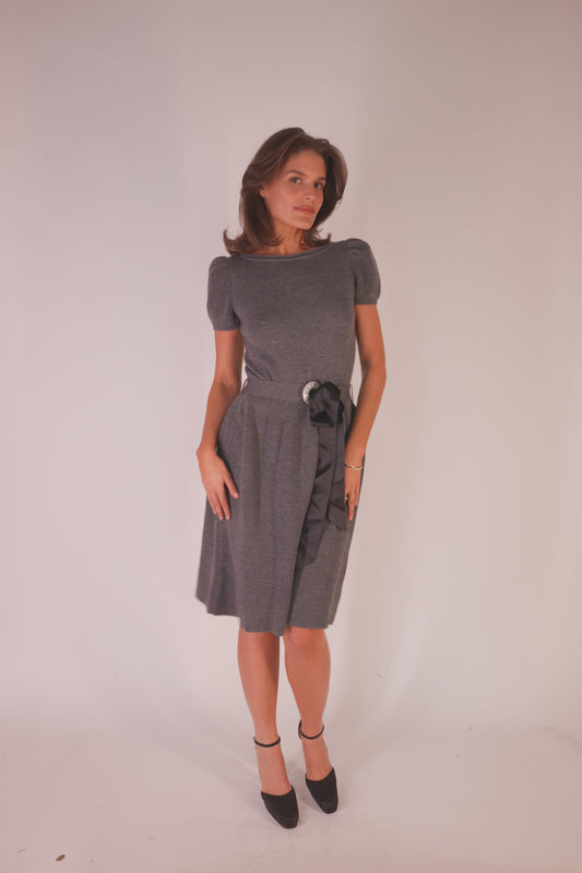 FW2005 Valentino wool dress