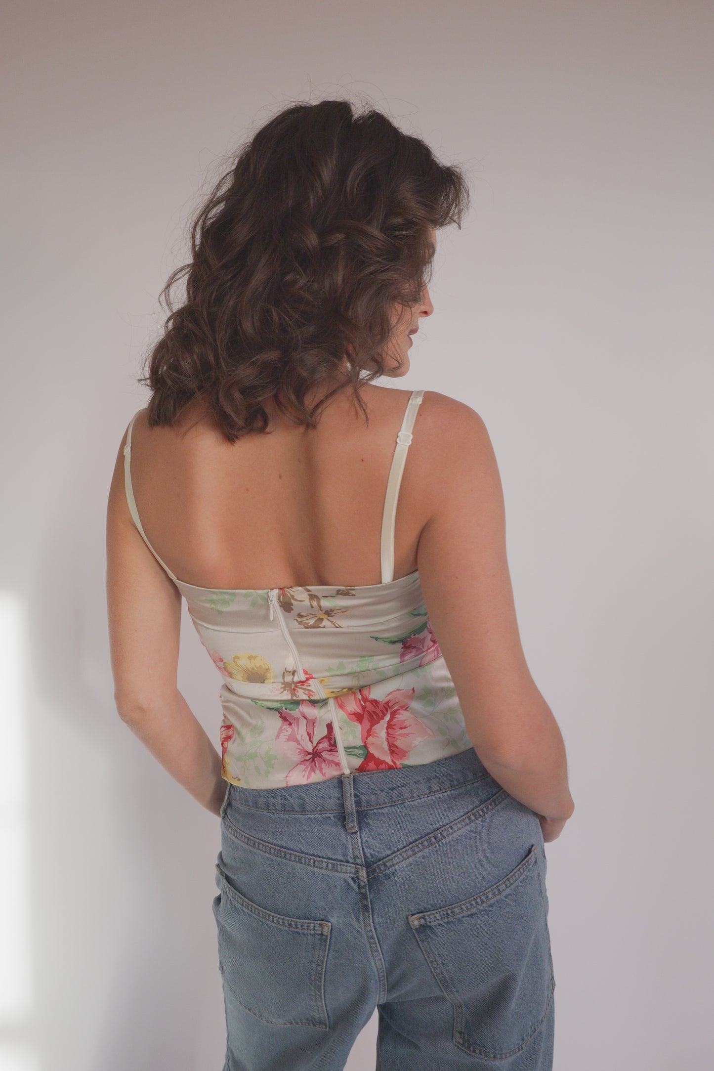 SS1999 Dolce & Gabbana floral top