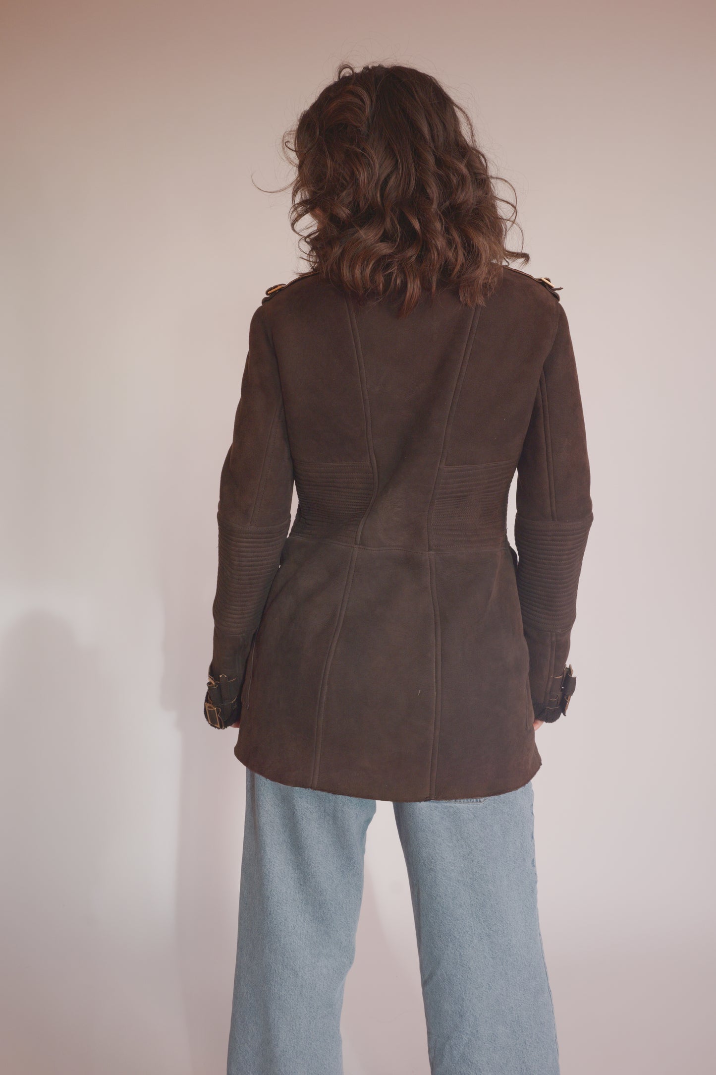 Gucci Suede and Fur Jacket