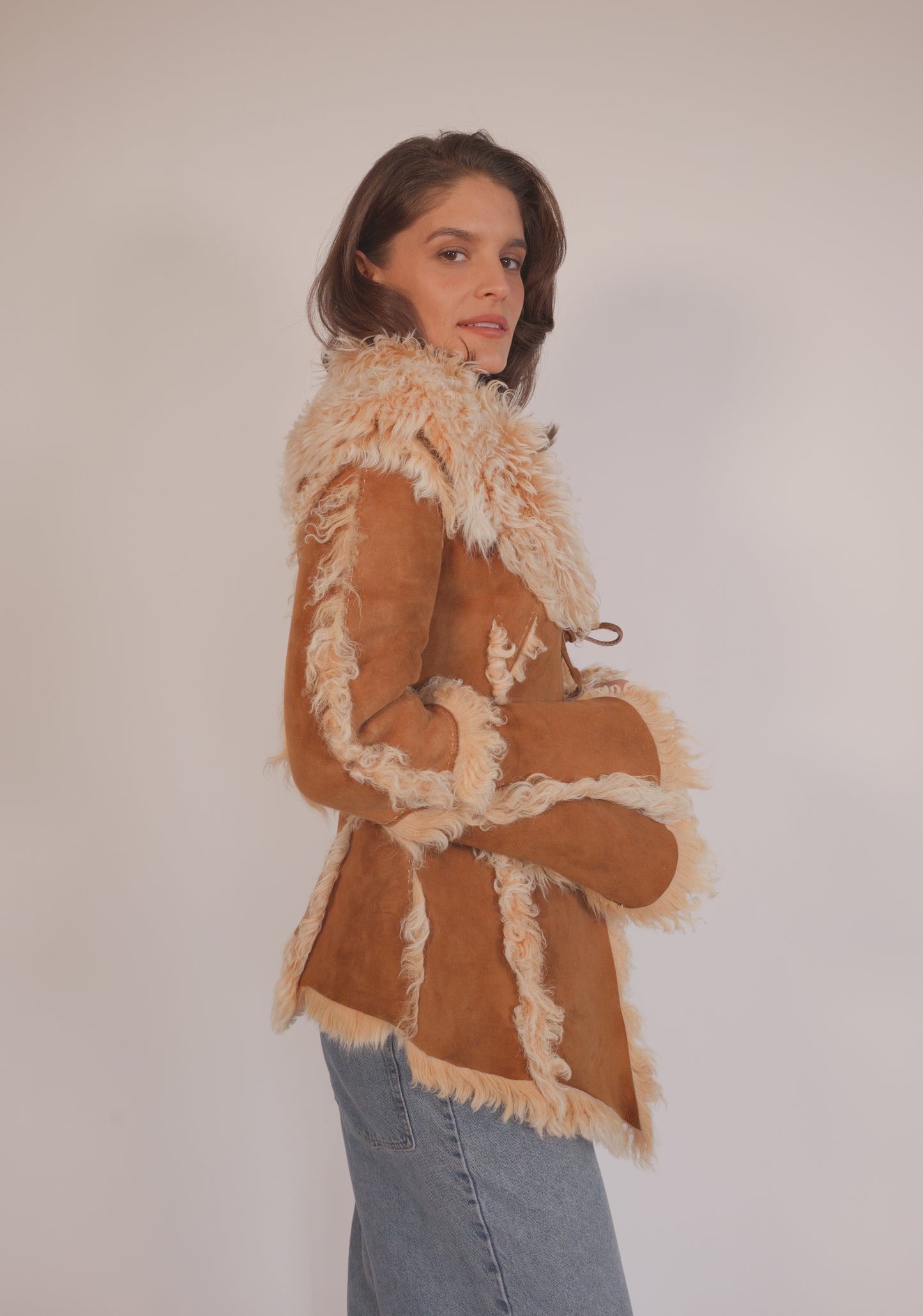 FW1999 Roberto Cavalli shearling coat