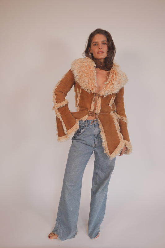 FW1999 Roberto Cavalli shearling coat