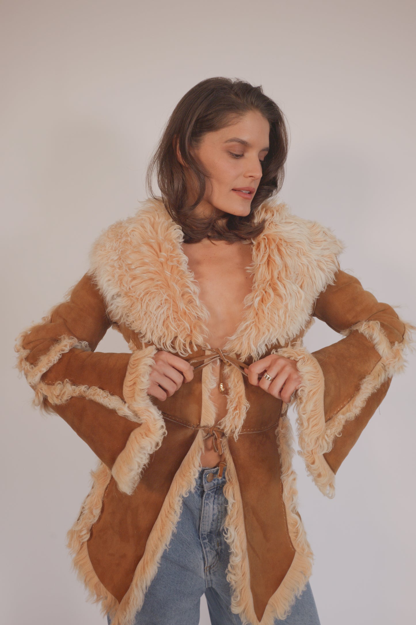 FW1999 Roberto Cavalli shearling coat