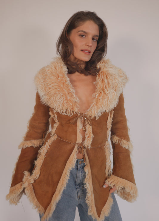 FW1999 Roberto Cavalli shearling coat